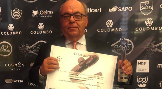 Câmara da Mealhada nomeada "Personalidade do Ano" na gala dos "Óscares do Desporto Português" 