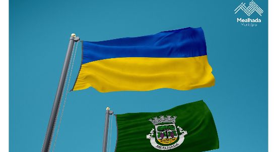 "Um especial abraço à comunidade ucraniana residente no concelho da Mealhada"