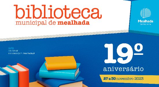 Biblioteca da Mealhada celebra 19.º aniversário com teatro, cineconcerto, oficinas e feira de troca de livros